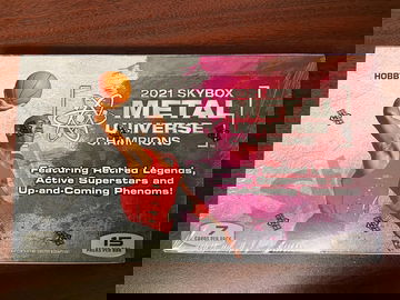 2021 SKYBOX METAL UNIVERSE CHAMPIONS HOBBY BOX