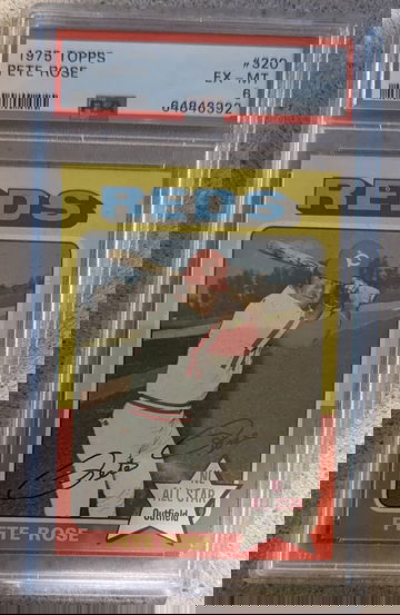 1975 Topps Pete Rose PSA 6 Centered