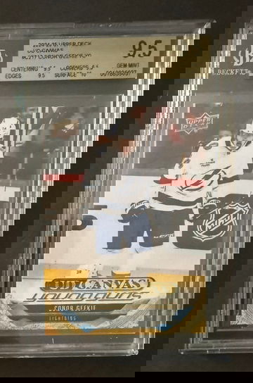 2024-25 Upper Deck UD Canvas C217 Conor Geekie Young Guns RC BGS 9.5 Gem Mint