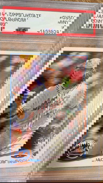 2014 Topps Update Jacob DeGrom Image Variation PSA 9 Rookie