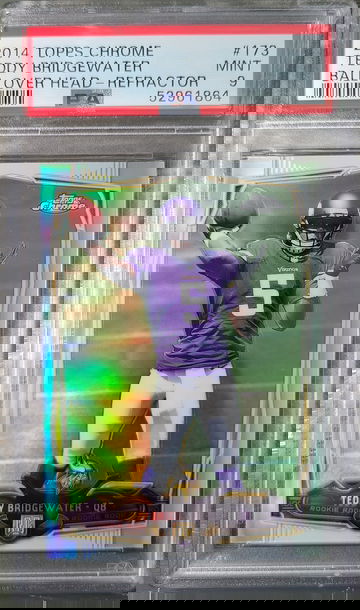 2004 Topps Chrome Teddy Bridgewater Refractor PSA 9