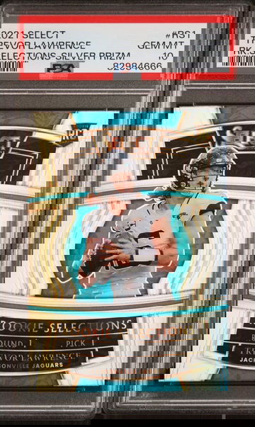 2021 Panini Select Trevore Larence Rookie Selections Silver Prizm PSA 10 Gem Mint
