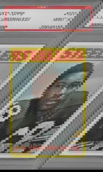 1971 Topps #101 LC Greenwood PSA 9