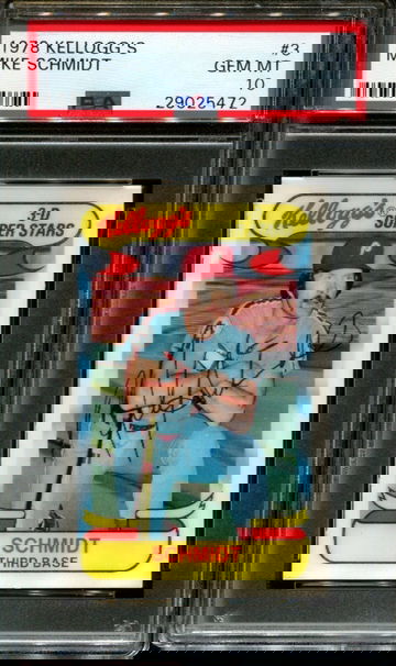 1978 Kellogg's Mike Schmidt PSA 10