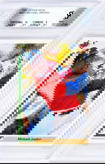 1991 Michael Jordan Upper Deck    #SP1 BGS 9