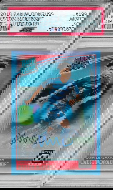 2018 Weston McKennie Optic Holo Auto PSA 9