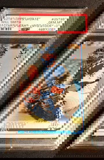 2019 Topps Update Will Smith Catcher's Gear- VNTG.Stock /99 PSA 10 Gem-MInt