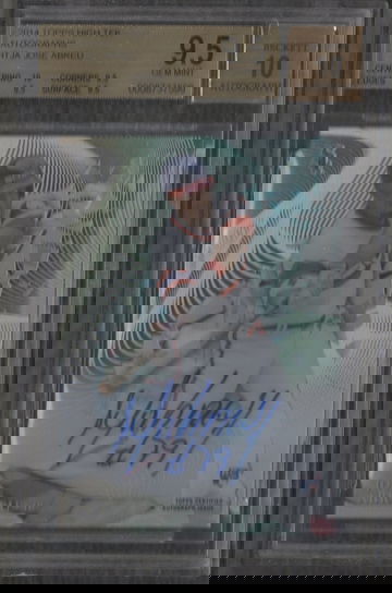 2014 Topps Tek Jose Abreu Auto BGS 9.5