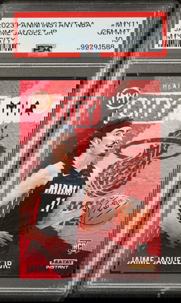 Jaime Jaquez Jr. 2023 Panini MyCity Rookie NBA #MY-11 Basketball Card PSA 10 Gem Mint