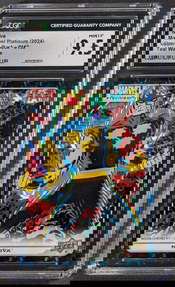 2024 Marvel Platinum Nova Teal Wave CGC 9.5