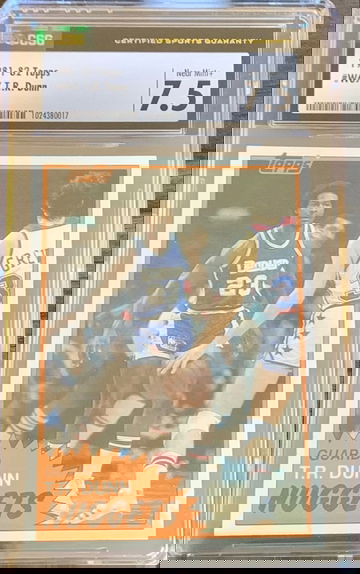 1981 - 82 Topps Basketball #67 - West - T.R. Dunn - Graded CSG 7.5 NM+ Near Mint