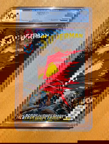 Superman #75 CGC 9.4 White Pages Death of Superman