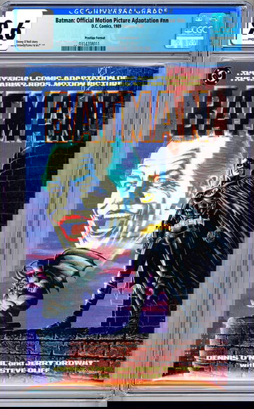 BATMAN: OFFICIAL MOVIE ADAPTATION #NN CGC 9.6 DENNY O’NEIL & JERRY ORDWAY 1989