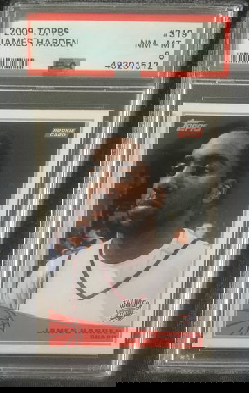 James Harden 2009 Topps #319 PSA 8