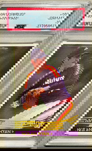 1984 DONRUSS #60 NOLAN RYAN GEM MINT PSA 10