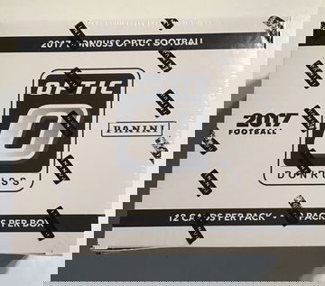 2017 Donruss Optic Cello Fat Pack Football Box - Exclusive Lime Green MAHOMES RC