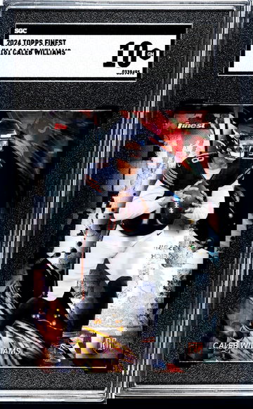 2024 Topps Finest #161 Caleb Williams SGC 10