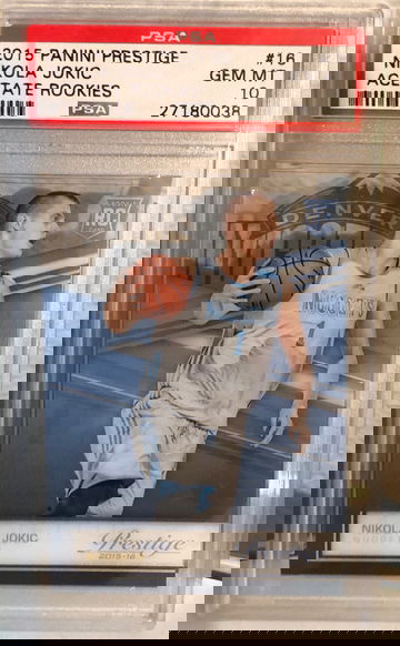 2015 Panini Prestige Acetate Rookies Nikola Jokic ROOKIE RC PSA 10 GEM MT Pop 3
