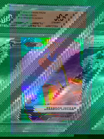 2016 Prizm Green Holo Brandon Ingram QUAD BGS 9.5 w/ Sub 10 Centering 
