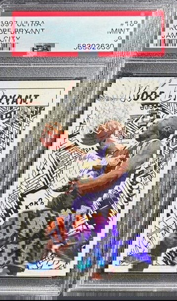 1997-98 Fleer Ultra Jam City Kobe Bryant PSA 9 MINT NBA HOF Lakers Card #18JC