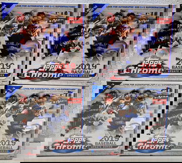 2019 Topps Chrome Update Mega Box - LOT of 4 boxes **chase TATIS RC