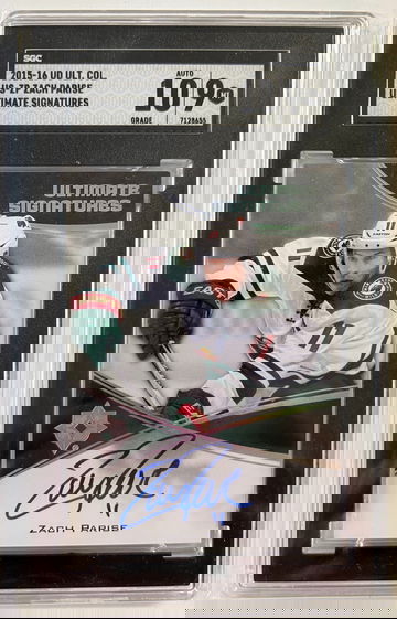 2015-16 Upper Deck Ultimate Signatures Zach Parise