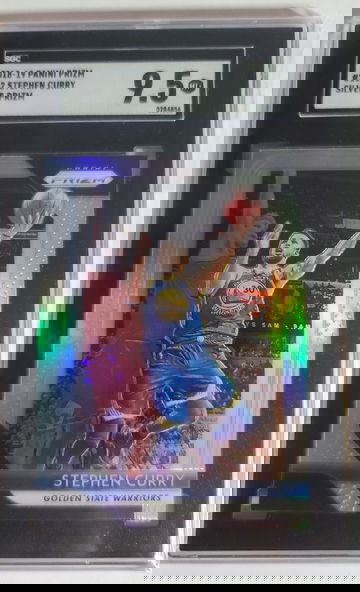 Steph Curry 2018-19 Prizm Silver Prizm SGC 9.5