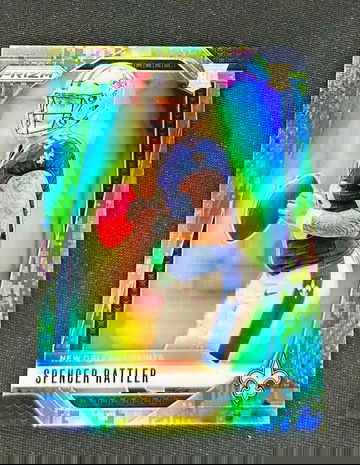 2024 Spencer Rattler Panini Prizm Forest Green Camo Rookie 2/15 #388 RC SP