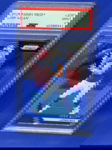 2018 panini prizm josh Allen rookie psa 9