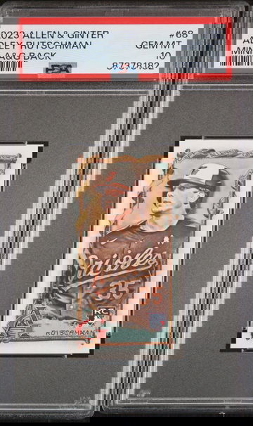 2023 Allen & Ginter #68 Adley Rutschman Mini A&G Back RC PSA 10