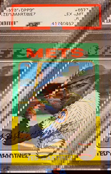 1975 Topps Ted Martinez #637 High Number