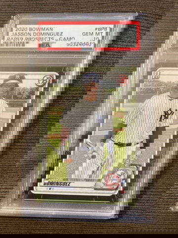 2020 Bowman Camo Jasson Dominguez PSA 10