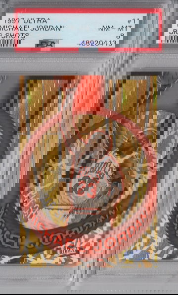 1997 Ultra Michael Jordan Big Shots PSA 8