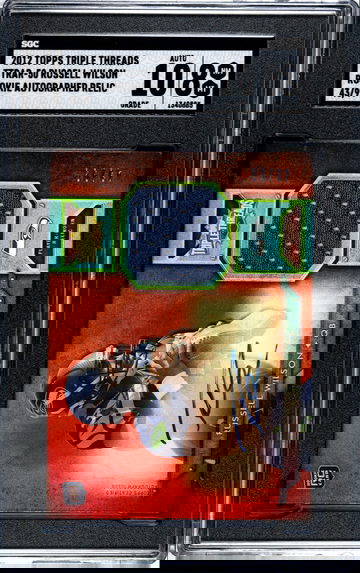 2012 Russell Wilson Rookie RC AUTO 