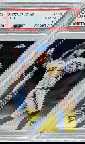 2020 Topps Chrome Bo Bichette PSA 10