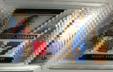 2007-08 SP ROOKIE THREADS GOLD ROOKIES #59 RODNEY STUCKEY AUTO 49/50 BGS 9.5 GEM MINT (HIGHEST GRADED)