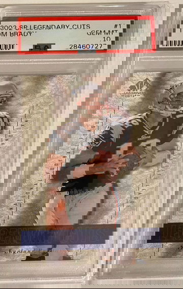 2002 SP Legendary Cuts Tom Brady