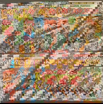 MARVEL FEATURE & RED SONJA LOT (1975-1983)