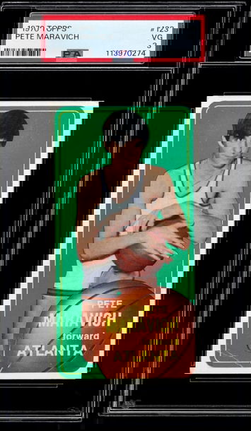 1970 Topps Pistol Pete Maravich #123