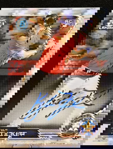 2019 Bowman Chrome  Kyle Tucker  Rookie Autograph RC  ON CARD AUTO  Astros 