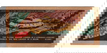 1949 Ziegler Finest Candy Extremely Rare #6 The Flying Saucer Non Sport Card