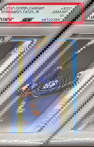 PSA 10 2019 Topps Chrome Fernando Tatis Jr #203