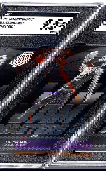 2023-24 Panini Mosaic #14 Lebron James Jam Masters SGC 9.5