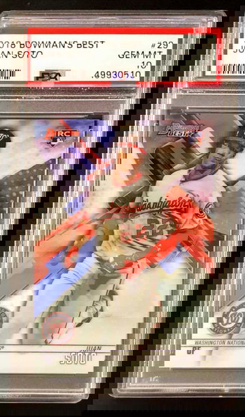 2018 Bowman’s Best Juan Soto #29 Rookie - PSA 10 Gem! Nationals