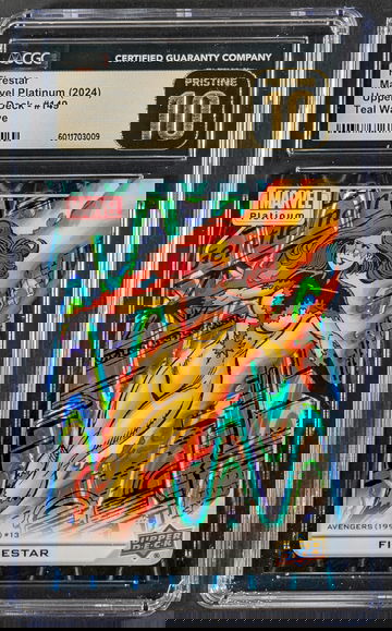 2024 Marvel Platinum Firestar Teal Wave CGC PRISTINE 10 