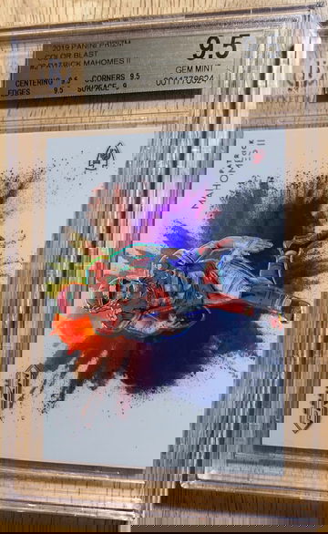 2019 Prizm Color Blast Patrick Mahomes II