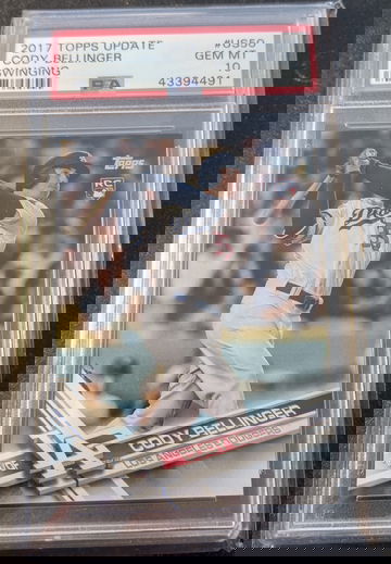 2017 Topps Update Cody Bellinger Swinging PSA 10