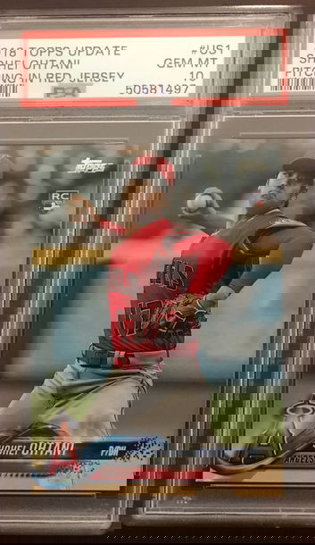 2018 Topps Update Ohtani US1 PSA 10