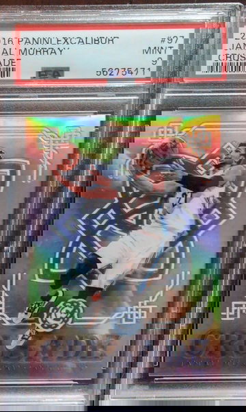 2016 Panini Excalibur Jamal Murray RC Rookie Crusade Silver Prizm #97 PSA 9 