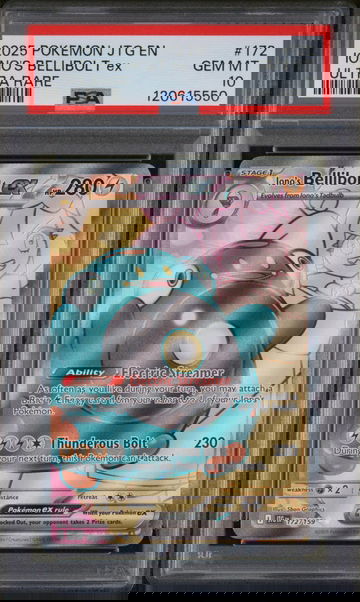 2025 Pokemon Journey Together Ultra Rare Iono's Bellibolt Ex #172 PSA 10